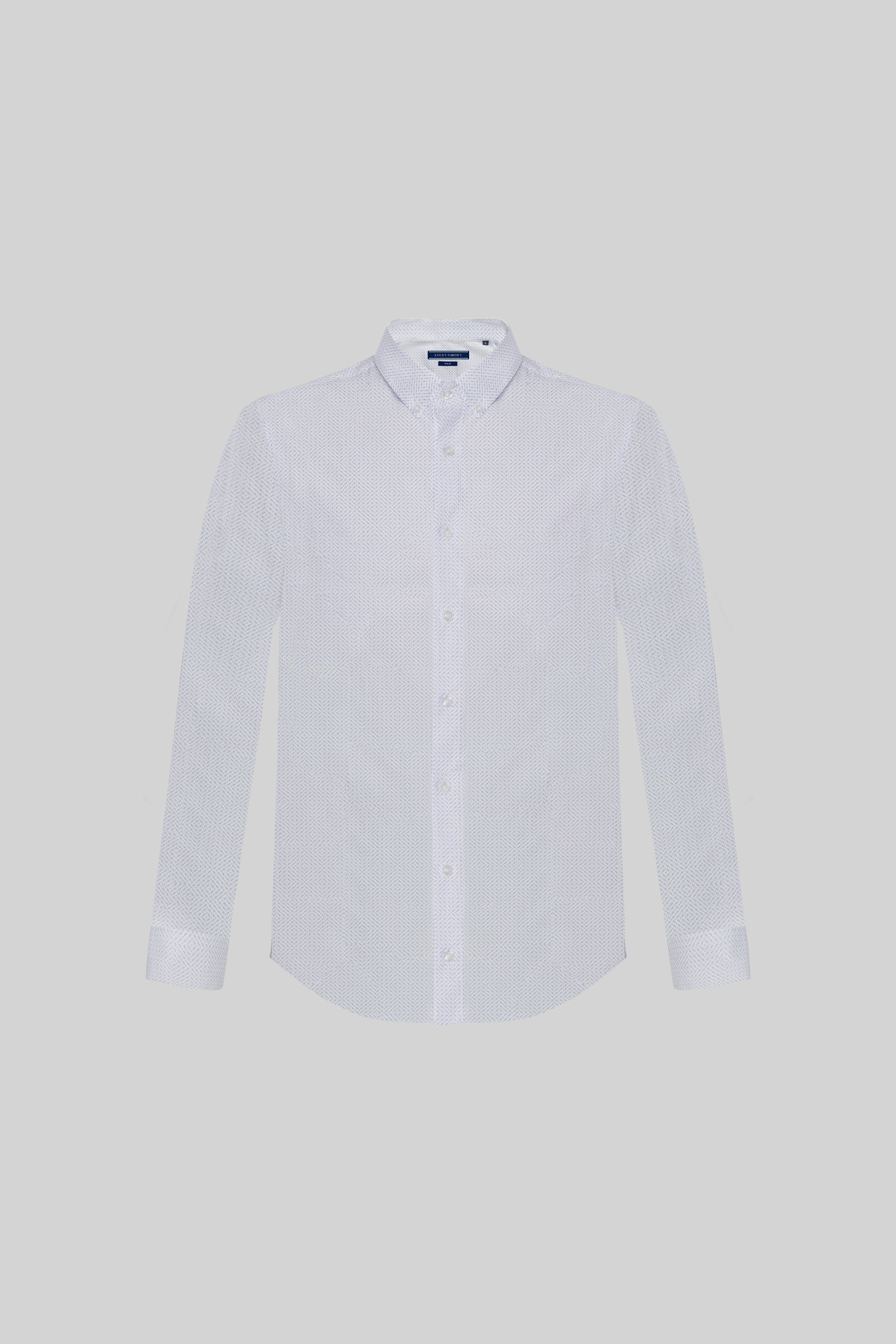 Micromotifs Cotton Slim Shirt
