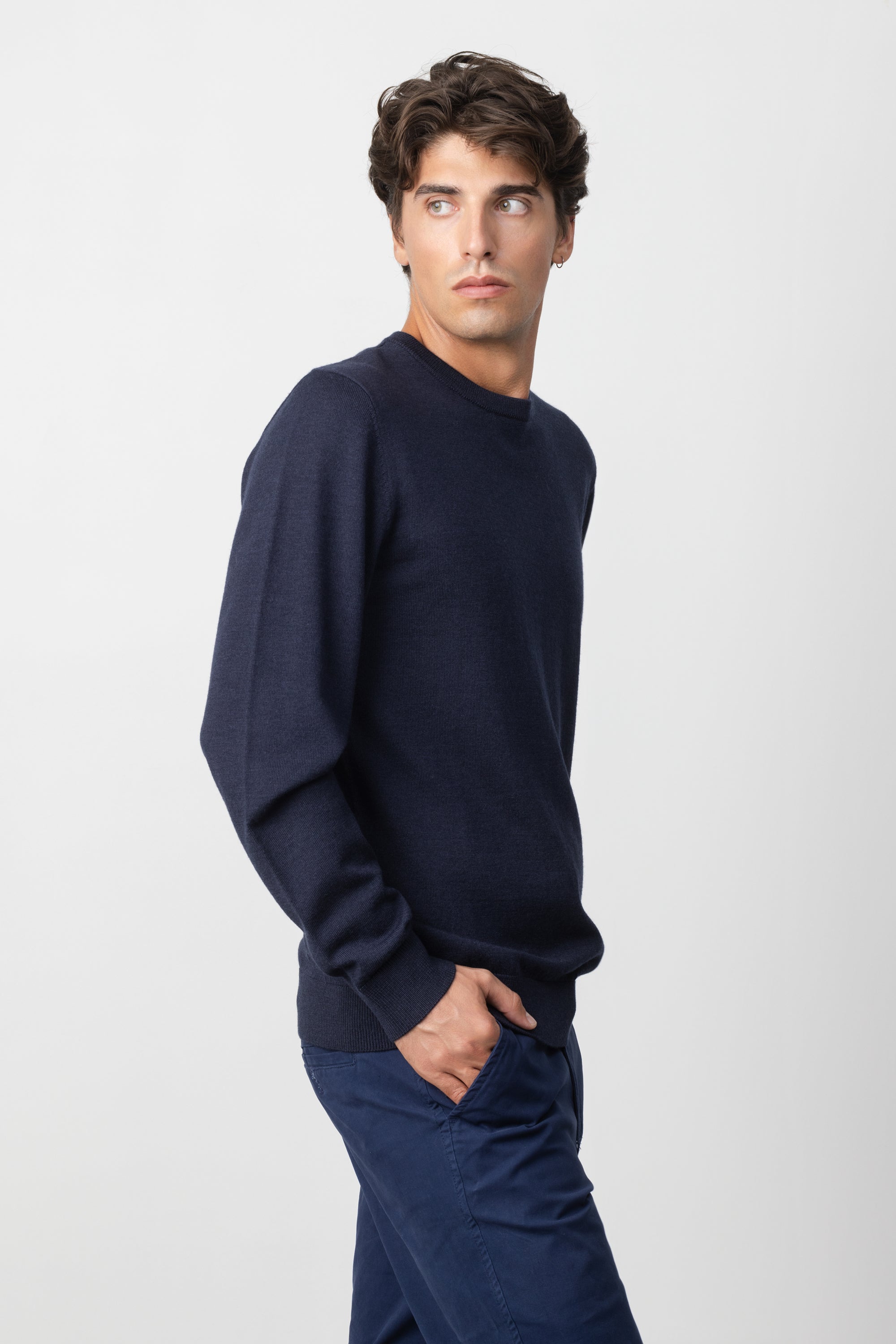 Merino wool round neck on sale jumper