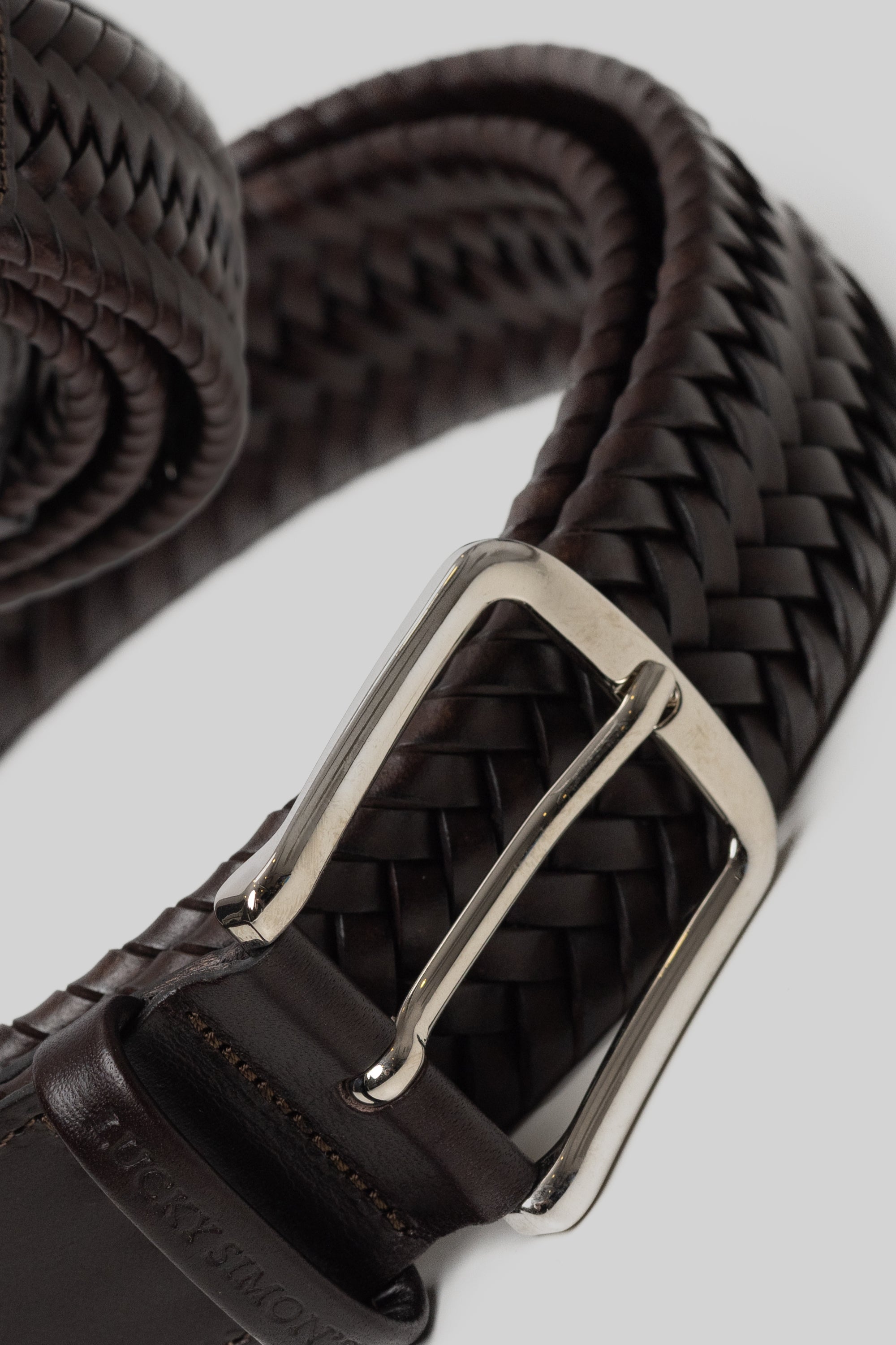 CABLE LEATHER BELT